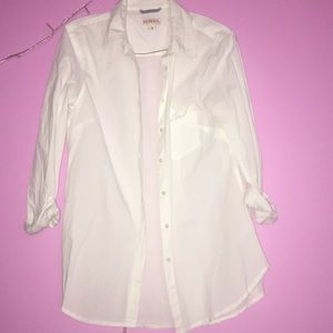 white button up